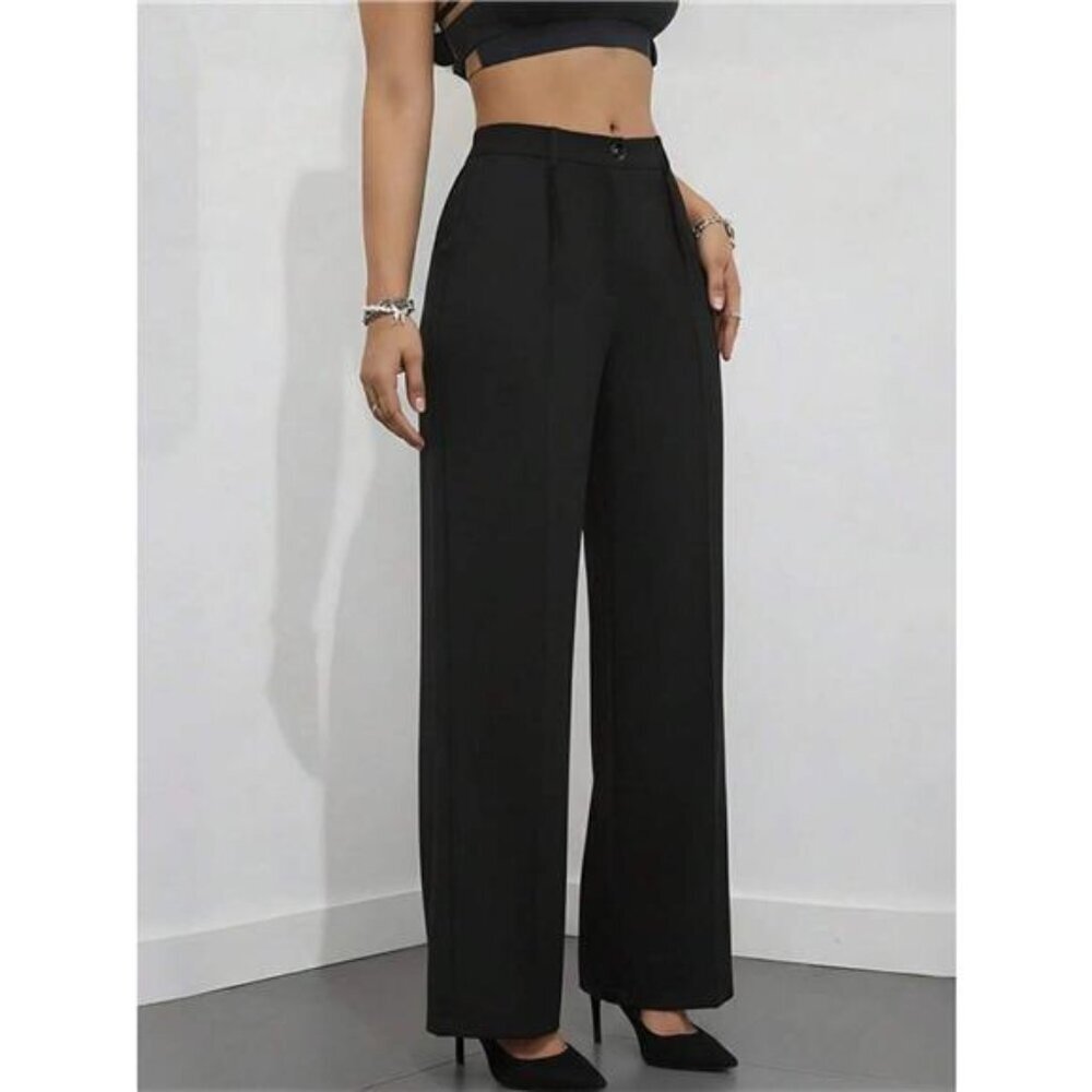 High-Waisted Wide Leg Pants - Picture 9 of 14